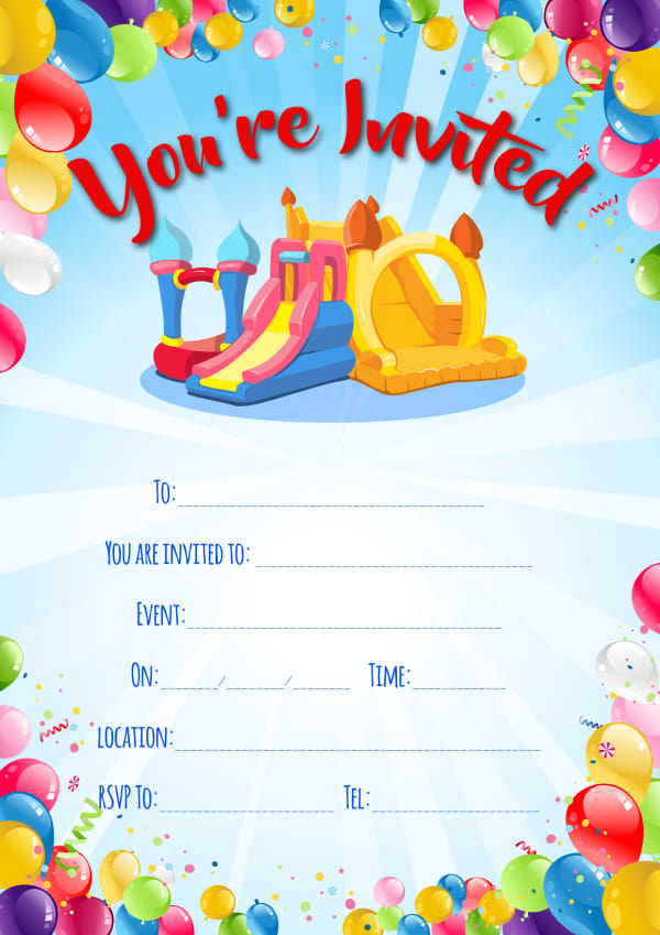 Download Party Invitations - Best Children’s Party Entertainers Service 